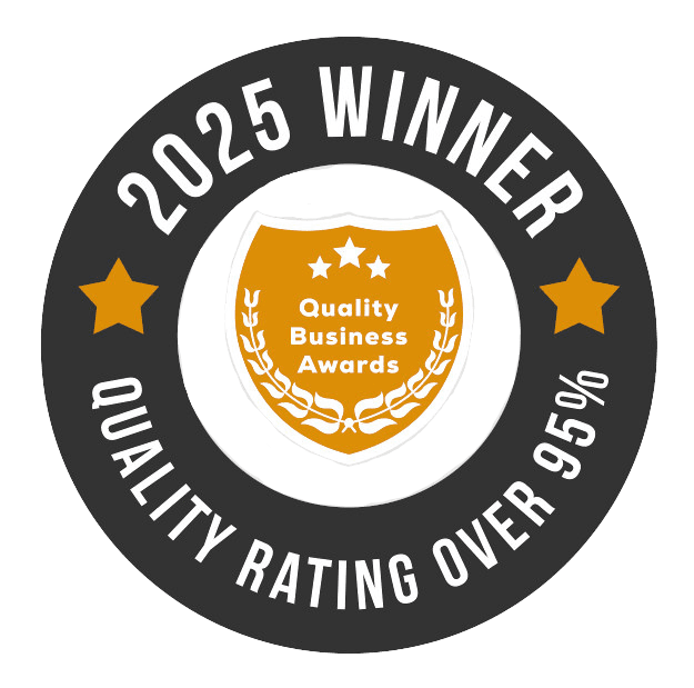Quality Business Awards 2025 Winner — Quality Rating Over 95%
